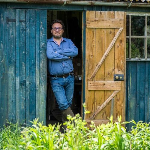 Fred in his garden